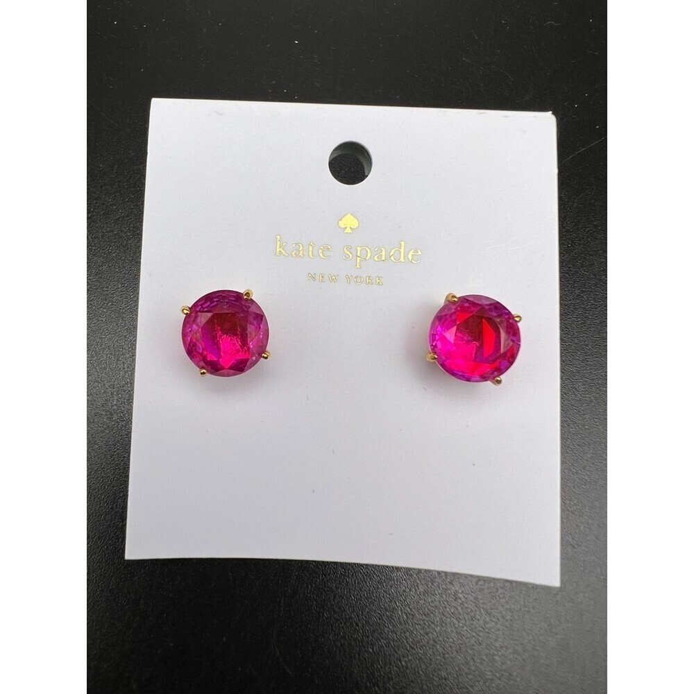 Kate Spade Fuchsia Gem Earrings